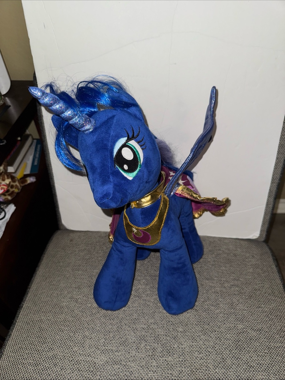 Unicorn Pegasus 2015 Build a Bear My Little Pony Princess Luna with Skirt 18. - Picture 2 of 15